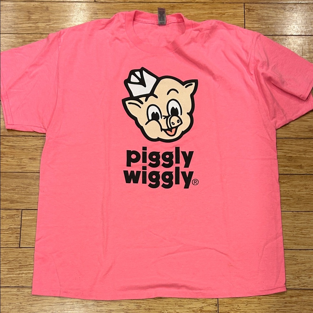 Piggy Wiggly Pink Men’s T-Shirt Pigadise XL